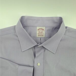 Brooks Brothers Men's Light Purple Dress Madison Shirt 17 1/2-34